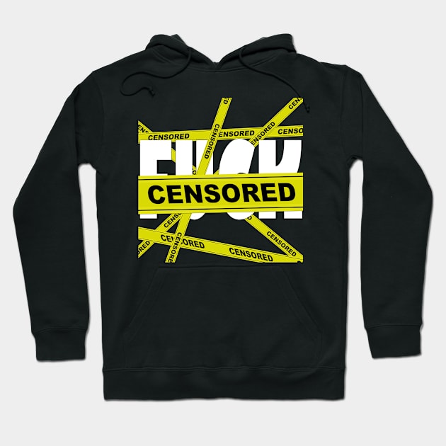 F censored Hoodie by EagleFlyFree